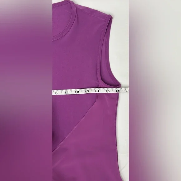Joseph Ribkoff Magenta Twist Front Tank Top - Picture 3 of 7